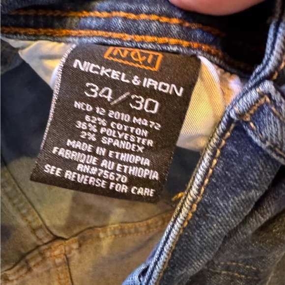 Nickel & iron Blue Jeans 34/30 - Picture 3 of 5